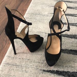 Size 36 Black Christian Louboutin Heels